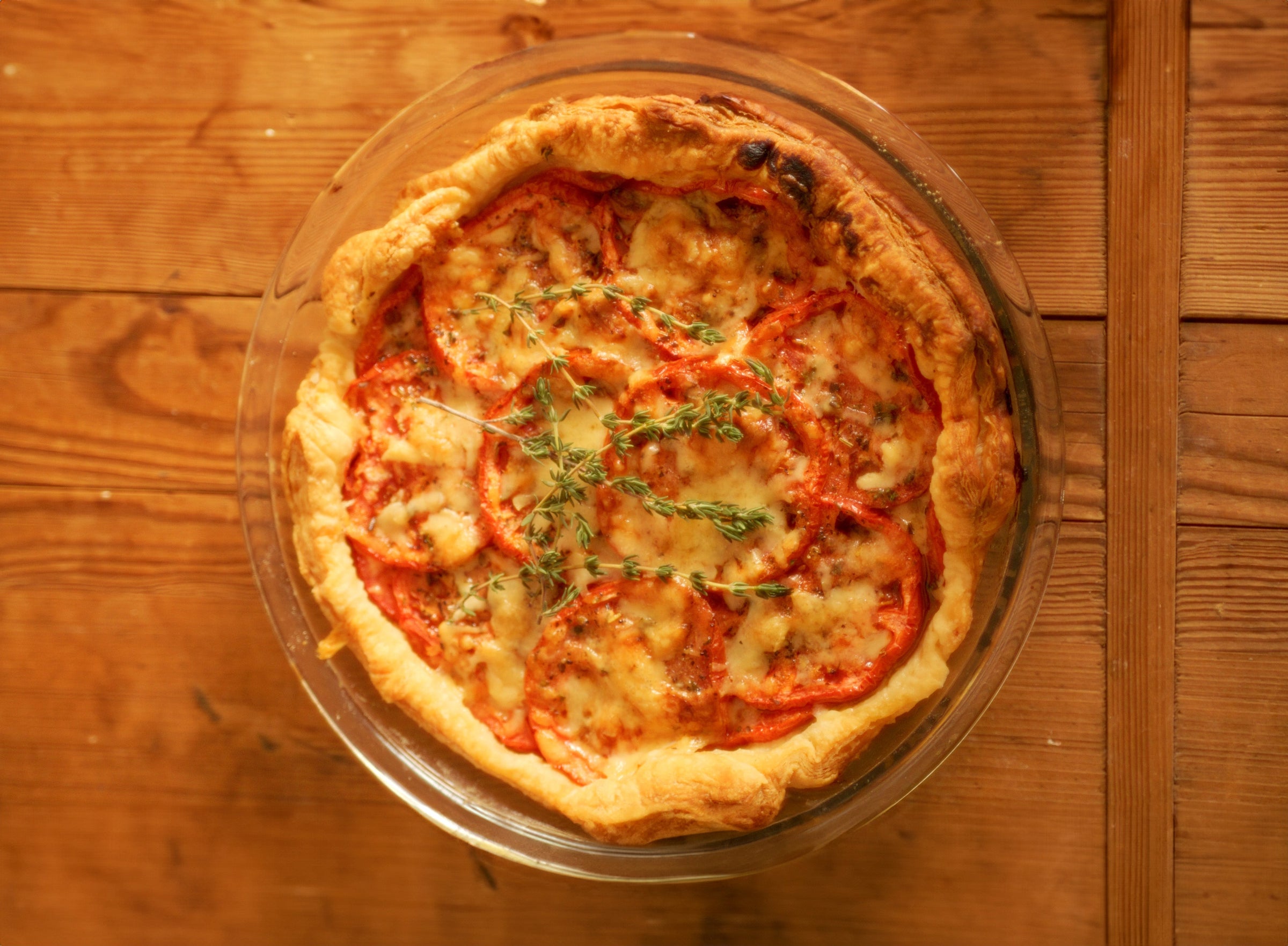 Classic French Tomato Mustard Tart