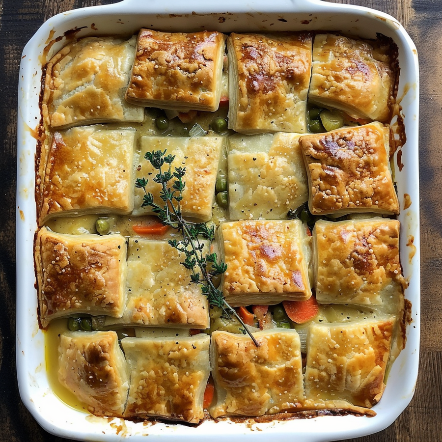 Chicken Pot Pie with Leeks