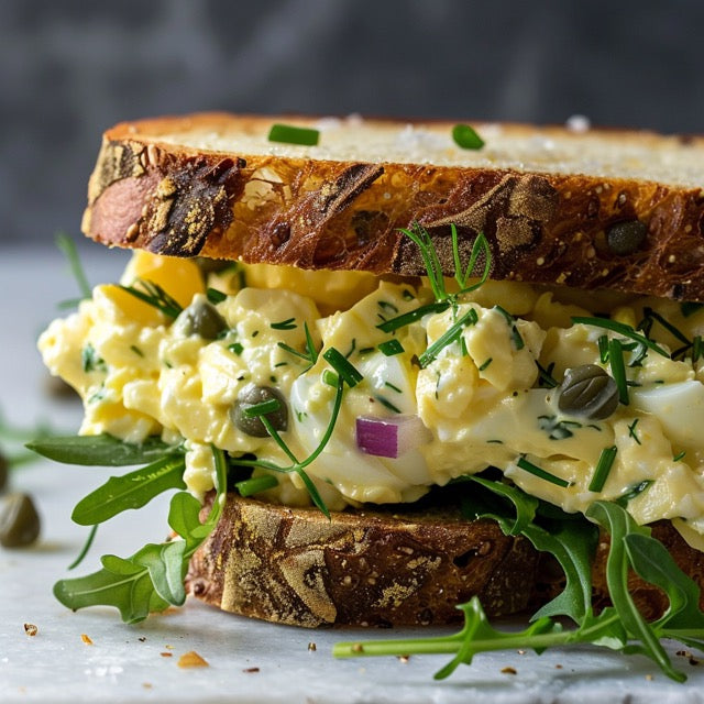 Egg Salad with Capers and Dill