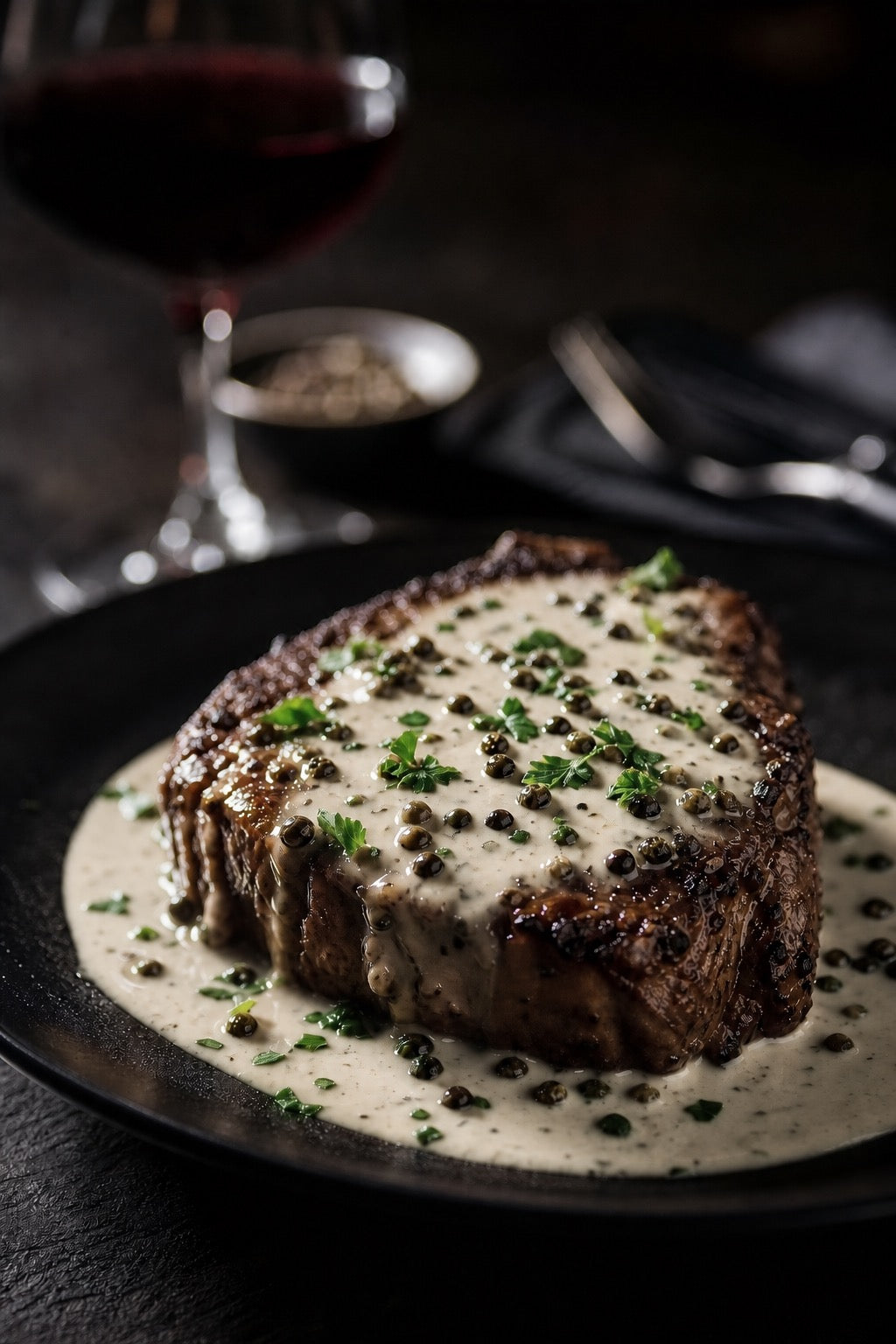Steak au Poivre